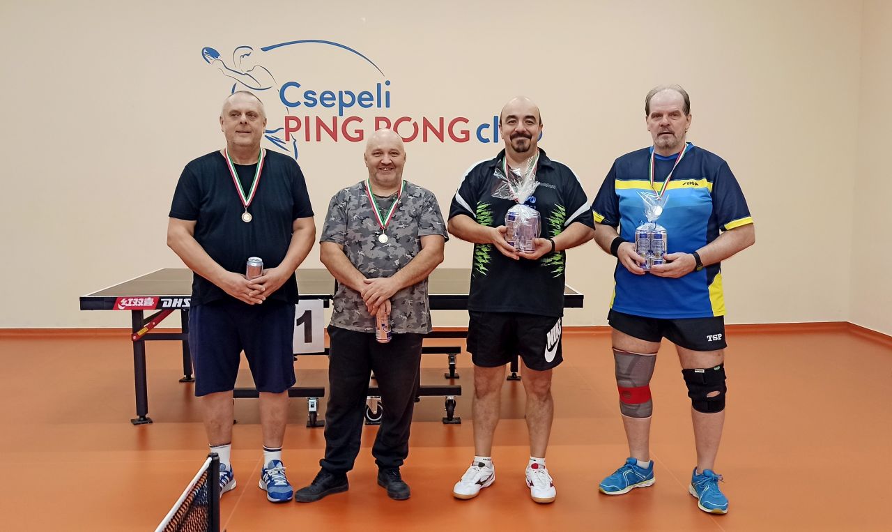 Csepeli Pingpong Club egyéni nyertesek